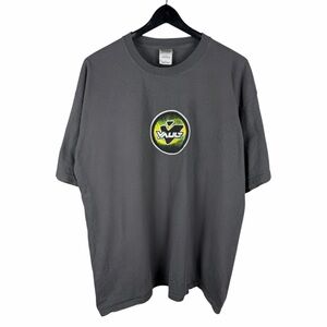 Vintage 2000s Vault Soda Pop Promo Streetwear Grey Graphic Shirt Size XL